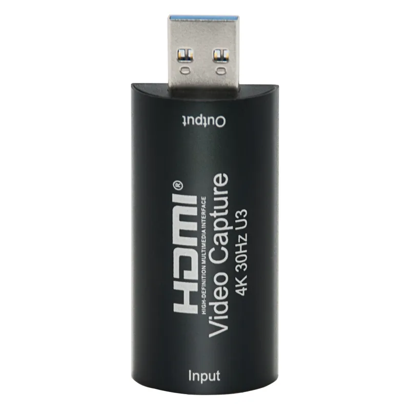 라이브 스트리밍 및 방송을위한 4K HD 게임 캡처 HDMI-USB3.0 비디오 캡처 카드