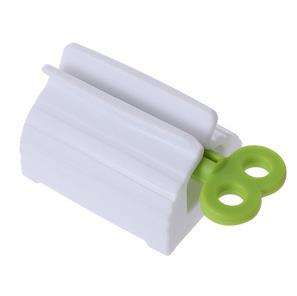 Exprimidor de <span class=keywords><strong>pasta</strong></span> de dientes de tubo enrollable, soporte de asiento giratorio, dispensador de <span class=keywords><strong>pasta</strong></span> de dientes para baño, nuevo diseño, gran oferta, 2021 - Product Image 2