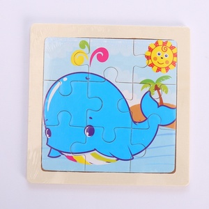 Giocattoli Creativi: <span class=keywords><strong>Puzzle</strong></span> in Legno da 9 Pezzi per Bambini dai 3 ai 6 Anni, <span class=keywords><strong>Puzzle</strong></span> Educativo, Blocchi da Costruzione per Bambini, Regalo - Product Image 4
