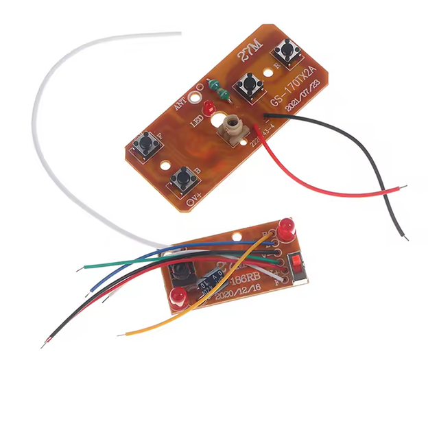 27M/40M Circuit PCB Transmitter and Receiver Board with Antenna for Car Truck Toy