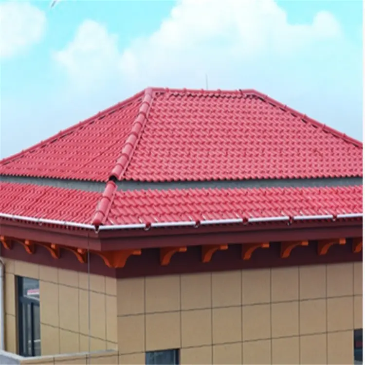 HZSY fabrika doğrudan satış sentetik reçine levha Modern ev düz çatı malzemeleri şeffaf plastik tedarikçisi çatı kiremiti