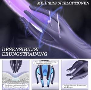 جهاز تدليك القضيب الذكري عالي التردد مع خاصية الاهتزاز، ألعاب جنسية للرجال - Product Image 4