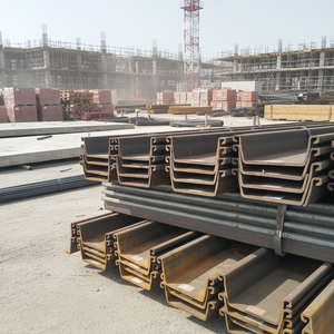Pabrik Profesional Menyediakan Lembaran Baja Bentuk Dingin Berkualitas Tinggi SY295 SY390 Tipe U Z untuk Konstruksi <span class=keywords><strong>Pile</strong></span> Baja dengan Pemotongan - Product Image 1