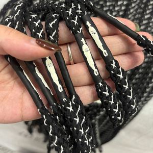 Cordon tressé en polyester 100 % CQ, écologique et haute ténacité, avec revêtement de cire, pour chaussures, sacs, vêtements, bricolage et textiles de maison - Product Image 3