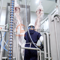 Équipement d'abattage d'ascenseur d'automne de plate-forme de levage pneumatique automatique de vente chaude pour l'abattoir de bétail pour des fermes