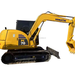 Mini-excavatrice Komatsu PC70 d'occasion, 7 tonnes, hydraulique, chenilles, composants principaux inclus - moteur et pompe à vendre - Product Image 1