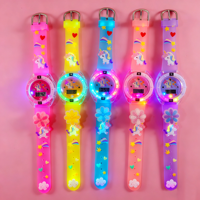 Dernières montres de dessin animé colorées à la mode, montres électroniques pour enfants avec des motifs de licorne