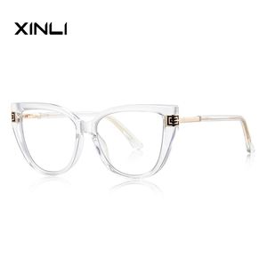 Gafas Ópticas Progresivas XINLI 2259 con Protección Anti-Luz Azul, Diseño Ojo de Gato, Montura Completa TR, para Todas las Formas de Rostro, Uso Diario - Product Image 6