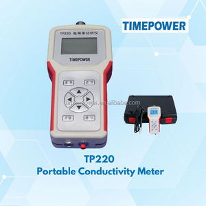 TIMEPOWER TP220 Portable Conductivity Meter with Backlight <strong>Calibration</strong> Records Support K=0.01 0.1 1.0 10 Conductivity Sensor - Product Image 5