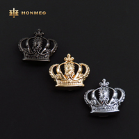 Étiquette métallique en alliage de zinc HONMEO pour jeans, logo personnalisé, étiquette de vêtement OEM ODM plaquée pour vêtements, sacs, chaussures et accessoires