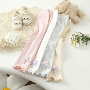 <span class=keywords><strong>Leggings</strong></span> estivi da ragazza pantaloni Slim Fit nove punti per bambini alla moda con decorazione lecca-lecca per bambini pantaloni versatili - Product Image 6