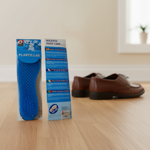 Soleta Plantillas Silicone Insoles 35-45 Men's Foot Care Comfort Inserts - Product Image 3
