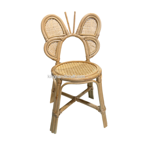 Chaise pour enfants en rotin tressé à la main, décoration de fête d'anniversaire, siège en osier naturel pour enfants - Product Image 5