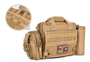 Bolsa de Documentos Táctica para Exteriores, Estilo Maletín, con Sistema Molle, Extensible, con Bolsillo Adicional - Product Image 6