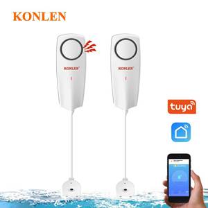 KONLEN Vida Inteligente Tuya App Detector De Nível De Água Sem Fio WIFI/zigbee Alertas de Alarme Sensor De Vazamento Líquido para Segurança Home Inteligente - Product Image 2