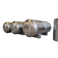 Réservoir d'eau cylindrique en acier inoxydable 304/316 avec garantie d'un an pour l'alimentation en eau potable domestique