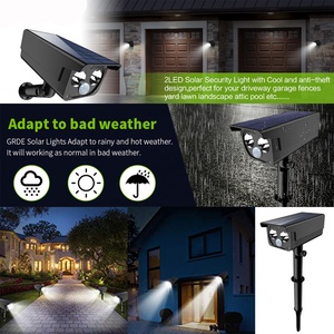 Lámpara Solar para Jardín, Luces Solares de Pared para Exteriores, Impermeables, con Sensor de Movimiento - Product Image 5