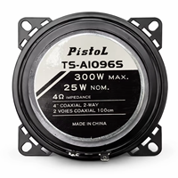 Speaker Mobil Koaksial 2 Arah TS1096 4 Inch (10cm) 300W Max 25W RMS 91dB IMPP Cone Tweeter Termasuk Grille