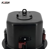 Tweeter coaxial 8 pouces + 1 "80W haut-parleur de plafond coaxial système de sonorisation haut-parleur de qualité sonore parfaite pour hôtel école centre commercial