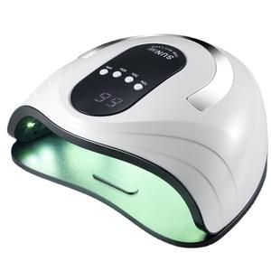 Lámpara UV para Uñas Sunns con Doble Fuente de Luz, 365 Nm, Blanca, Portátil, Secador de Esmalte en Gel, Lámpara de Terapia Inteligente - Product Image 1