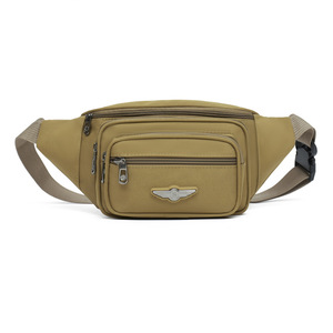 Sac de poitrine OEM pour homme, étanche, tendance, avec fermeture éclair, en toile, grande capacité, design durable, sac banane - Product Image 1