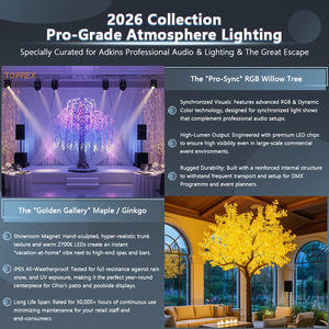 Árbol <span class=keywords><strong>de</strong></span> Cerezo Artificial con Flores LED Hecho a Mano, 2.4 Metros <span class=keywords><strong>de</strong></span> Altura, <span class=keywords><strong>Luces</strong></span> Impermeables para Decoración <span class=keywords><strong>de</strong></span> Bodas y Eventos - Product Image 5