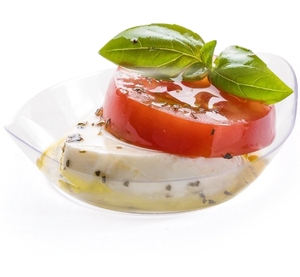 New Design Transparency Disposable PS <strong>Plastic</strong> <strong>Dessert</strong> Dishes <strong>Tray</strong> Salad Sauce Appetizer Bowl Wedding Party Ice Cream Pudding Cup - Product Image 4