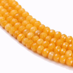 ลูกปัดพลอยมรกตเทอร์ควอยซ์ โซดาไลต์ แจสเปอร์ ทรงรีเหลี่ยมเจียระไน สีแดง เหลือง เขียว ด้านหลังแบน สำหรับขาย - Product Image 4