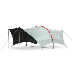 Adventurer 87 <span class=keywords><strong>Hobbit</strong></span> กันสาดชายหาดขนาดใหญ่สำหรับคนหลายคนกันสาดสำหรับบาร์บีคิวสีเงินหมากฝรั่งโครงสร้างหนึ่งห้องนอนสำหรับการตั้งแคมป์ - Product Image 2