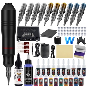 <span class=keywords><strong>Kit</strong></span> <span class=keywords><strong>de</strong></span> <span class=keywords><strong>Tatuaje</strong></span> Más Vendido, Pluma <span class=keywords><strong>de</strong></span> <span class=keywords><strong>Tatuaje</strong></span> Motorizada, Fuente <span class=keywords><strong>de</strong></span> Alimentación y Pedal, Juego Completo con 20 Juegos <span class=keywords><strong>de</strong></span> Tintas <span class=keywords><strong>de</strong></span> Colores - Product Image 1