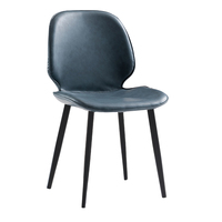 Fauteuil lounge en cuir de luxe minimaliste moderne, design ergonomique du dossier pour les salles de réception et de conférence