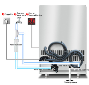 Bán chạy nhất thương mại cube bán chạy nhất thương mại <span class=keywords><strong>Ice</strong></span> Maker Bar ngay lập tức lớn <span class=keywords><strong>ice</strong></span> <span class=keywords><strong>cubes</strong></span> Maker 35kg - Product Image 6