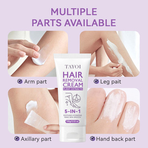 Crema Depilatoria Orgánica Natural Suave para Axilas, Rostro, Cuerpo e Íntimos, Sin Dolor, para Hombres y Mujeres, Precio Directo de Fábrica - Product Image 4