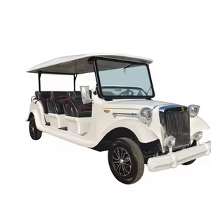 Coche Clásico Negro de Doble Fila en Venta / Carro de Golf Turístico de Alta Calidad a Bajo Precio - Product Image 1