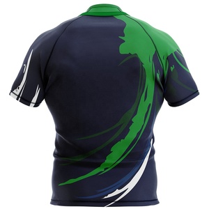 Camiseta de Rugby Profesional Personalizada por Sublimación para Adultos, Secado Rápido, Transpirable, Antibacteriana, Diseño Libre, Precios Económicos - Product Image 2