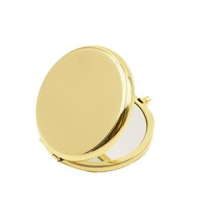 Gold/Rose Gold/Silver Dual-Magnification Compact <strong>Mirror</strong> - Pocket-Sized Makeup <strong>Mirror</strong> Double-Sided <strong>Magnifying</strong> Compact <strong>Mirror</strong> - Product Image 1