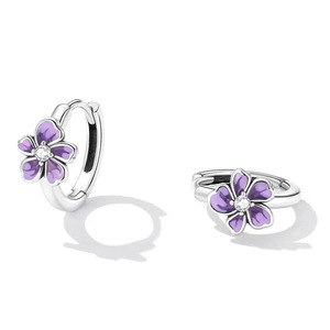 Orecchini a forma di fiore Morning Glory per donna, accessori per le orecchie semplici e alla moda da indossare tutti i giorni - Product Image 2