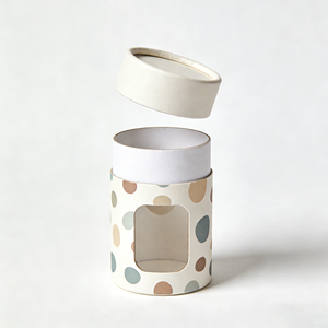 Multi-Use <b>Round</b> Paper <b>Box</b> with Detachable Lid Art Paper Material for Office Supplies Gift Packaging Custom Paper <b>Box</b> - Product Image 6