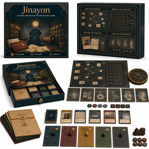 <span class=keywords><strong>Gioco</strong></span> da Tavolo Misterioso Personalizzato con Cartelle Riutilizzabili, Materiali in Cartone, Piastrelle Modulari per Mappe - 2-6 Giocatori - Product Image 2