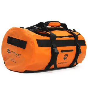 Kamp için su geçirmez spor çantası dayanıklı ağır drake 30L 60L 90L en büyük kuru eyer bagaj depolama seyahat sırt çantası