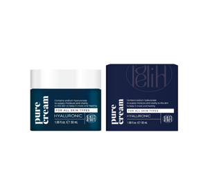 Crème pure à l'acide hyaluronique Lamelin Luxury pour femmes, tous types de peau - Anti-âge et hydratation intense, formule légère et non grasse - Product Image 1