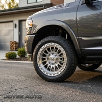 Jantes forgées sur mesure de style Beadlock en argent usiné, 17-24 pouces, 5x112, 5x114.3, 5x120 pour Land Rover Discovery Range Rover