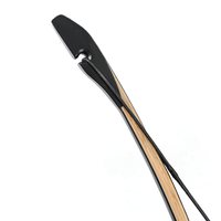 Arc de chasse traditionnel long Siyah de nouvelle conception AF Archery, en fibre de verre haute résistance, pour tir à l'arc en extérieur, avec système d'économie d'effort.