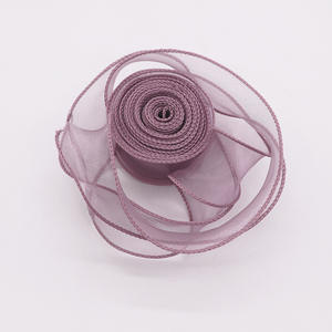 Joywood ริบบิ้นโพลีเอสเตอร์หาง<span class=keywords><strong>ปลา</strong></span>ขอบทองสำหรับช่อดอกไม้คริสต์มาสกล่องของขวัญโบว์ตกแต่ง - Product Image 5