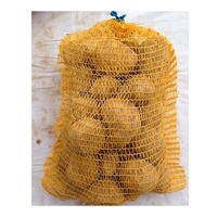Top fabrikant op maat gemaakte 50*80cm PE Raschel gaasnetten voor groenten, fruit, aardappelen, uien verpakkingen, recycleerbaar met trekkoord