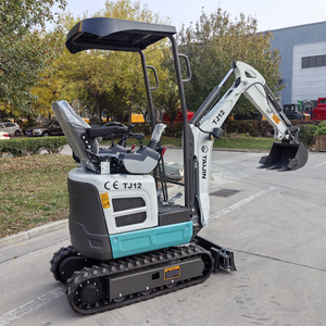 Venta de Maquinaria de Construcción Compacta y Potente con Orugas Hidráulicas Diésel de 1200 kg, Miniexcavadora de Orugas de 1200 kg para Granja y Jardín - Product Image 3