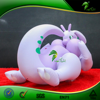 Costume de dragon gonflable à double couche personnalisé Hongyi, costume gonflable de haute qualité, portable