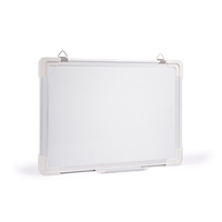 Tableau blanc magnétique effaçable à sec avec cadre en aluminium et marqueurs colorés 22.4 * 17in