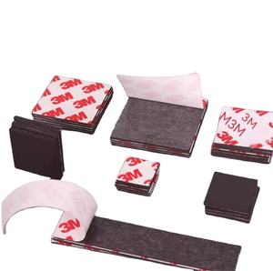 Feuilles magnétiques industrielles en caoutchouc à tête fraisée avec adhésif, supports muraux permanents, aimant adhésif en caoutchouc pliable - Product Image 4