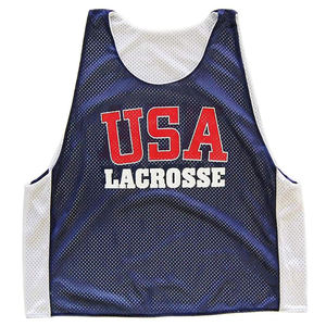 Vente en gros de maillots de crosse à sublimation personnalisés Pinnies de crosse réversibles - Product Image 3